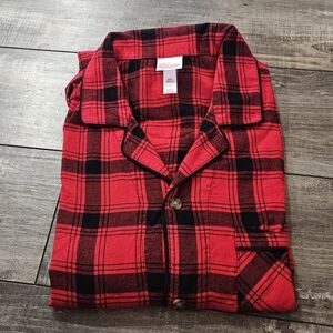 ✨FREE✨ Men's Sleep Long Sleeve Collar Button Shirt Size XXL